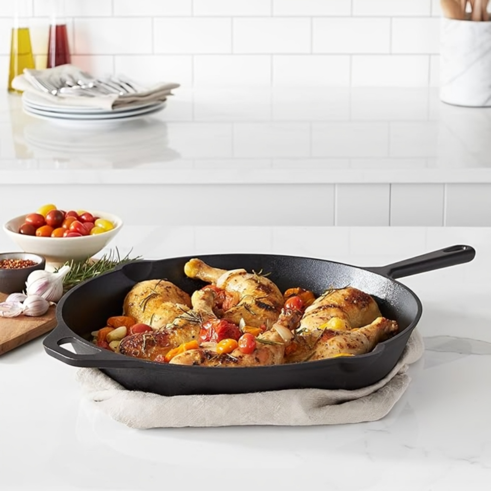 cast iron fry pans