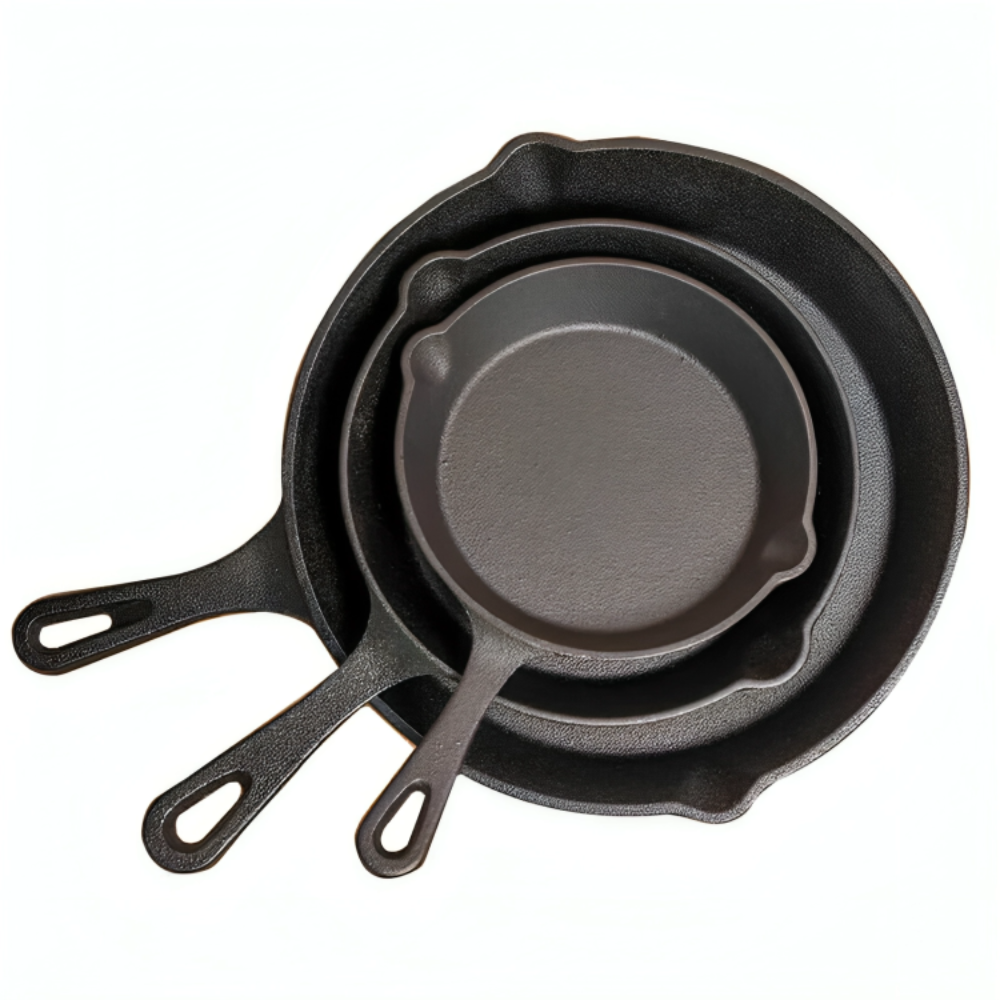 cast iron fry pans