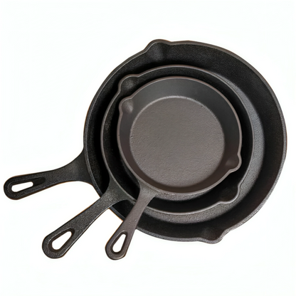 cast iron fry pans